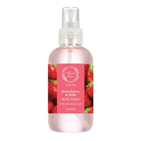 Strawberry & Milk Body Water 150ml