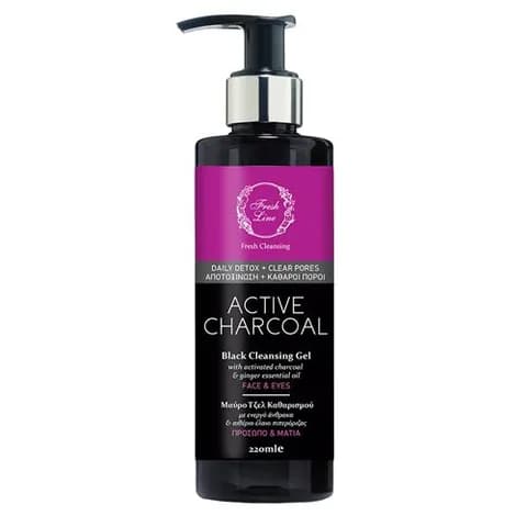 Active Charcoal Black Cleansing Gel 220ml