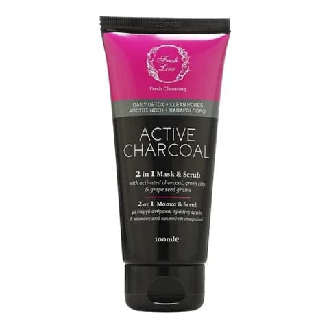 Active Charcoal 2 in 1 Mask & Scrub 100ml