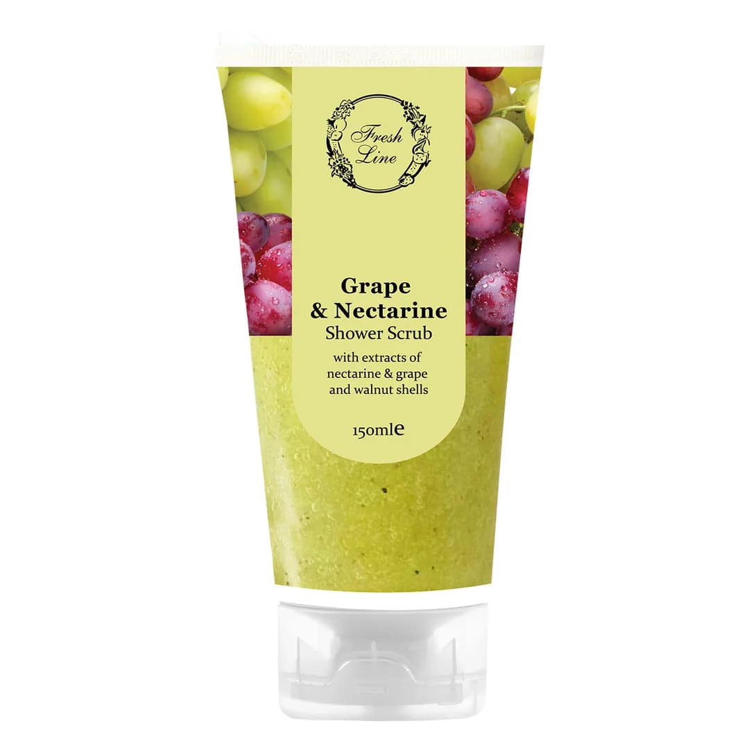 Grape & Nectarine Shower Scrub 150ml