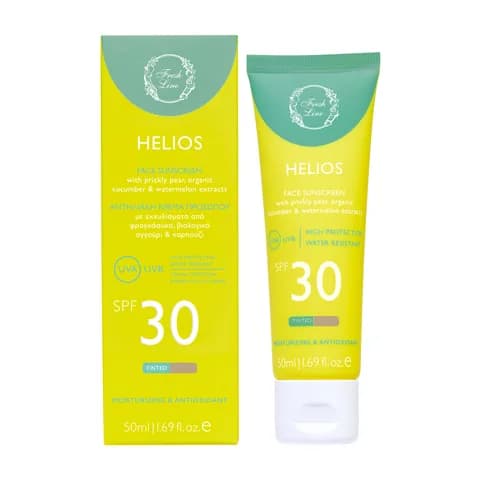 Helios Face Sunscreen SPF30 Tinted 50ml
