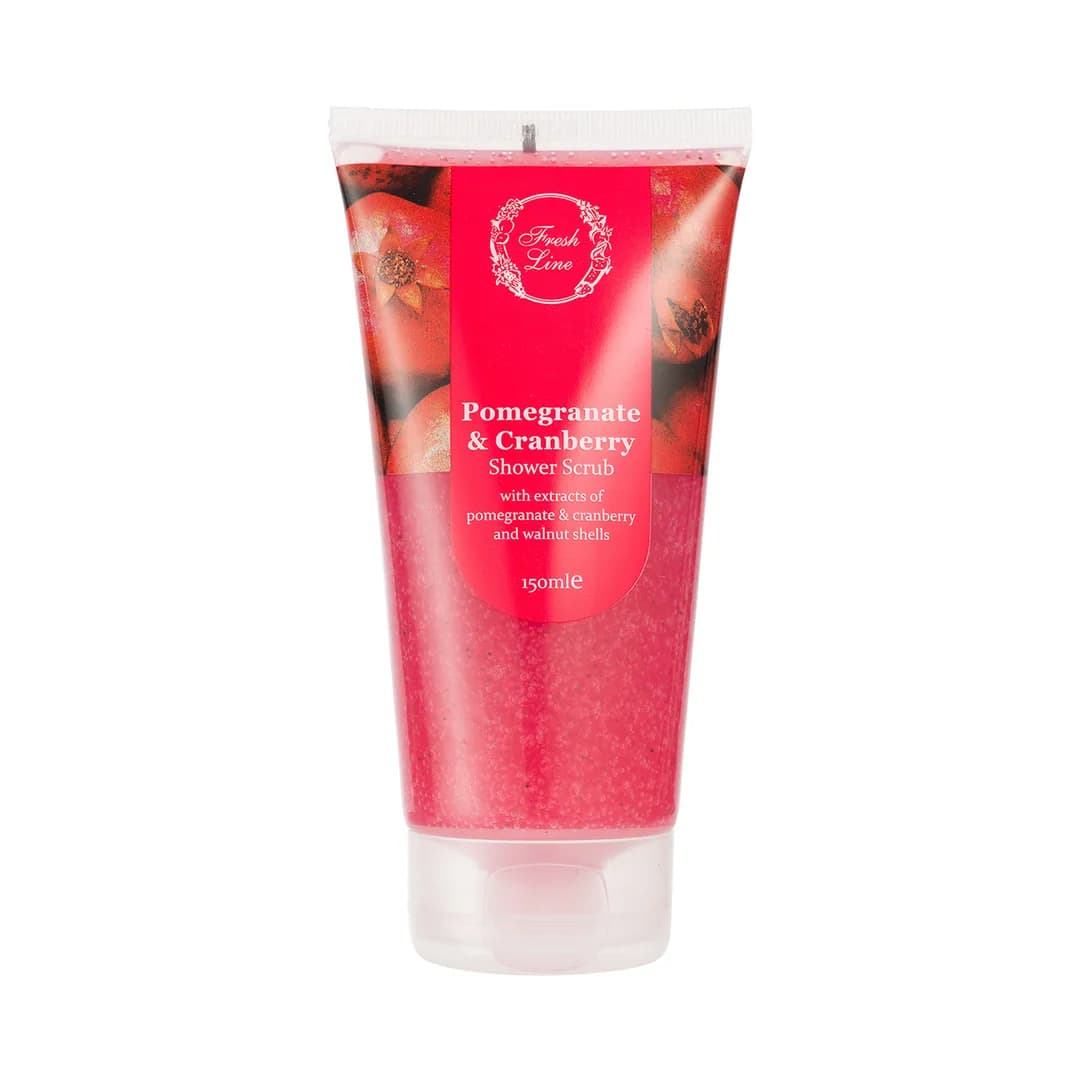 Pomegranate & Cranberry Shower Scrub 150ml