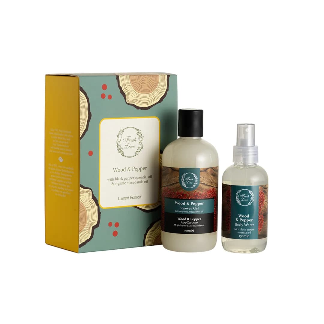 Wood & Pepper Body Care Set 2 pcs 2pcs