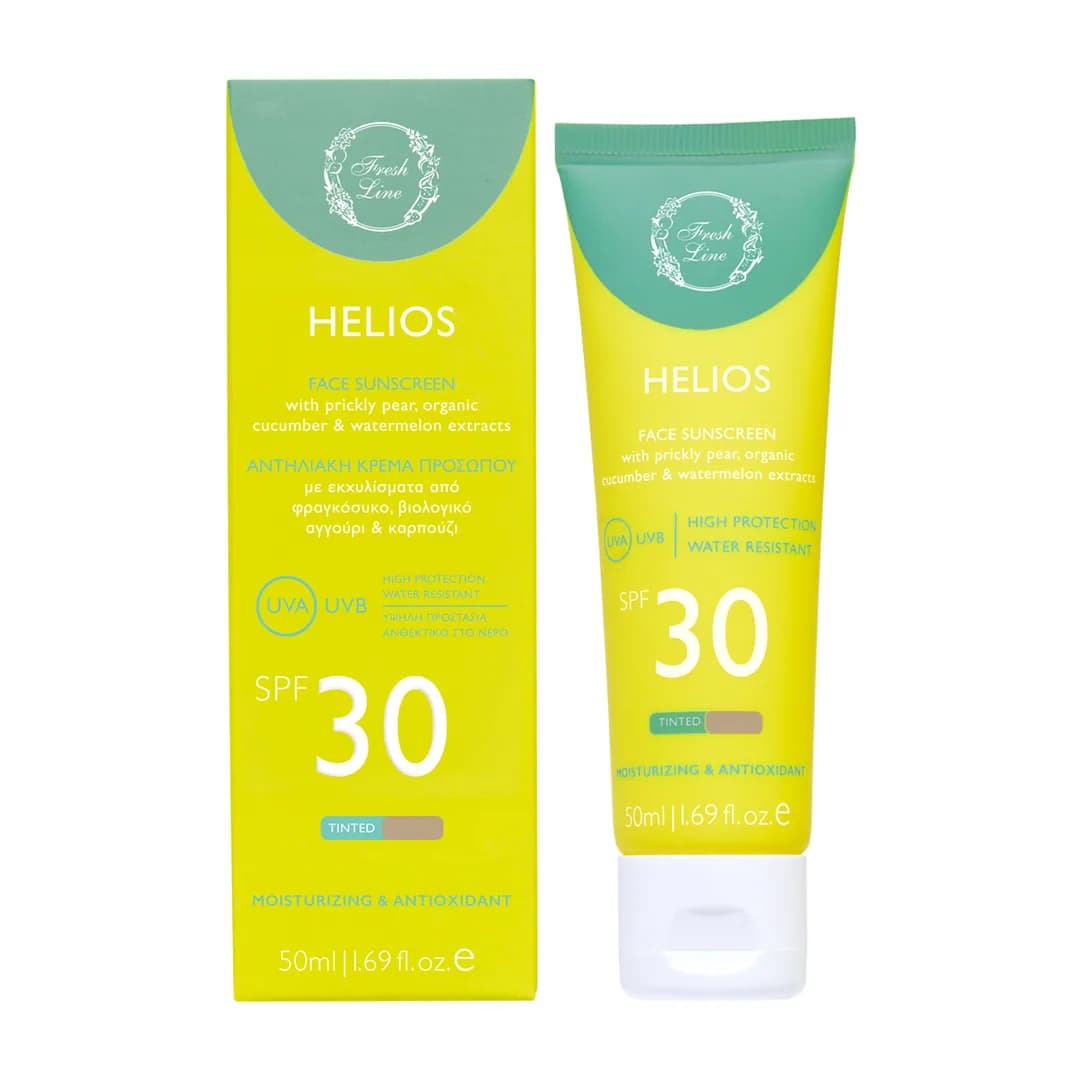 Helios Face Sunscreen SPF30 Tinted 50ml