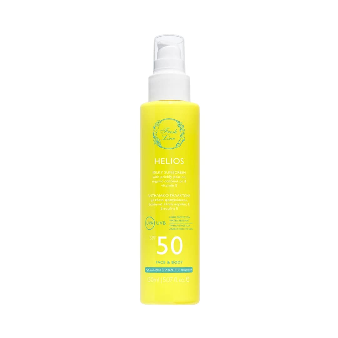 Helios Milky Suncreen SPF50 for Face & Body 150ml